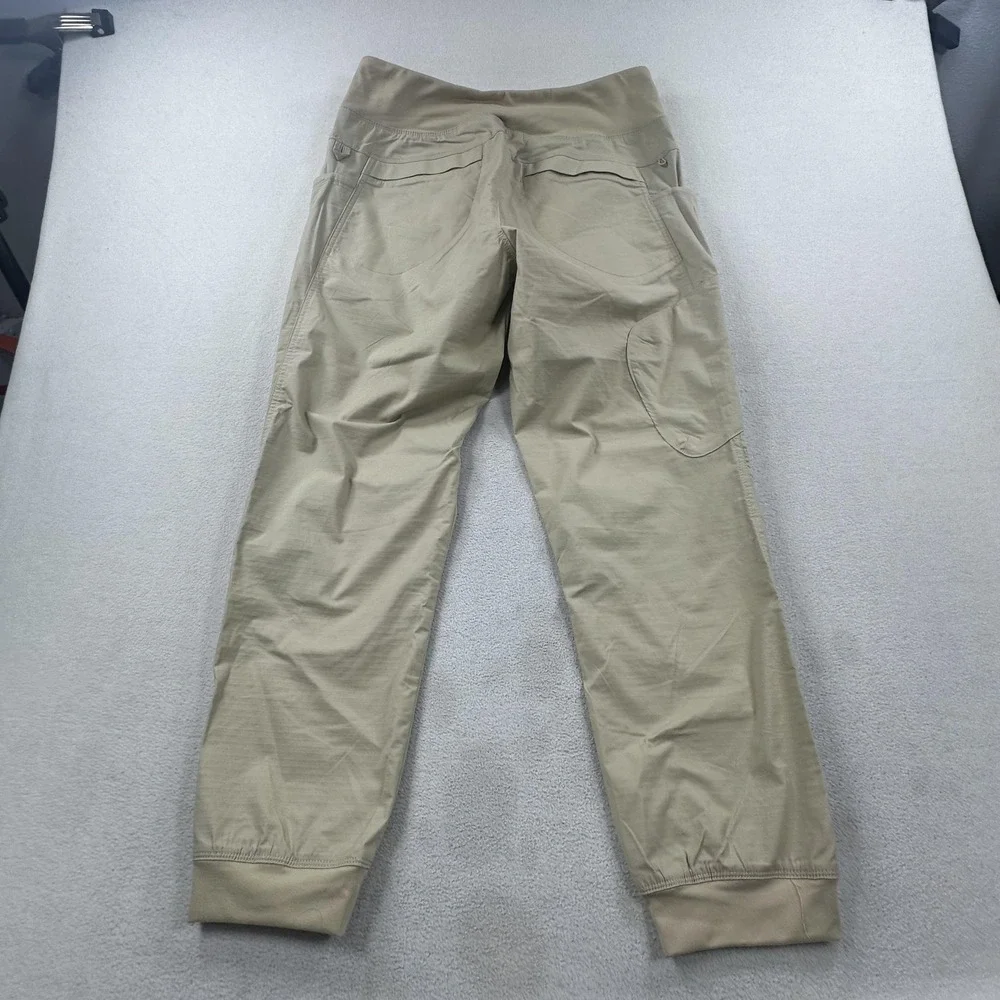 PrAna Kanab Ripstop Pants Womens XL Beige Jogger Cargo Hiking Outdoor Stretch